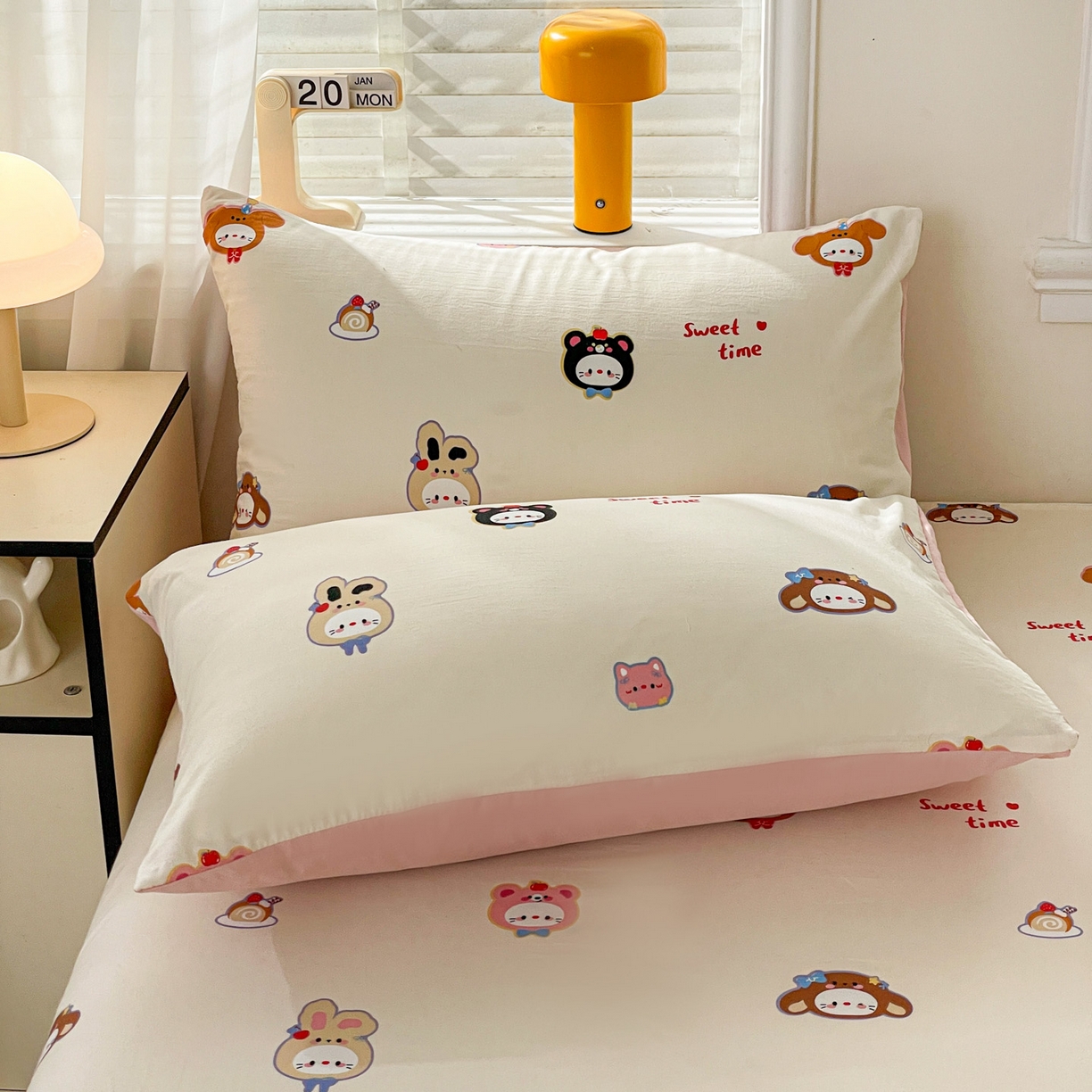 91家纺网 家纺一手货源 找家纺 纽缦家纺 2026新款A类105g四件套古法水洗棉单床单床单单件 慕尼