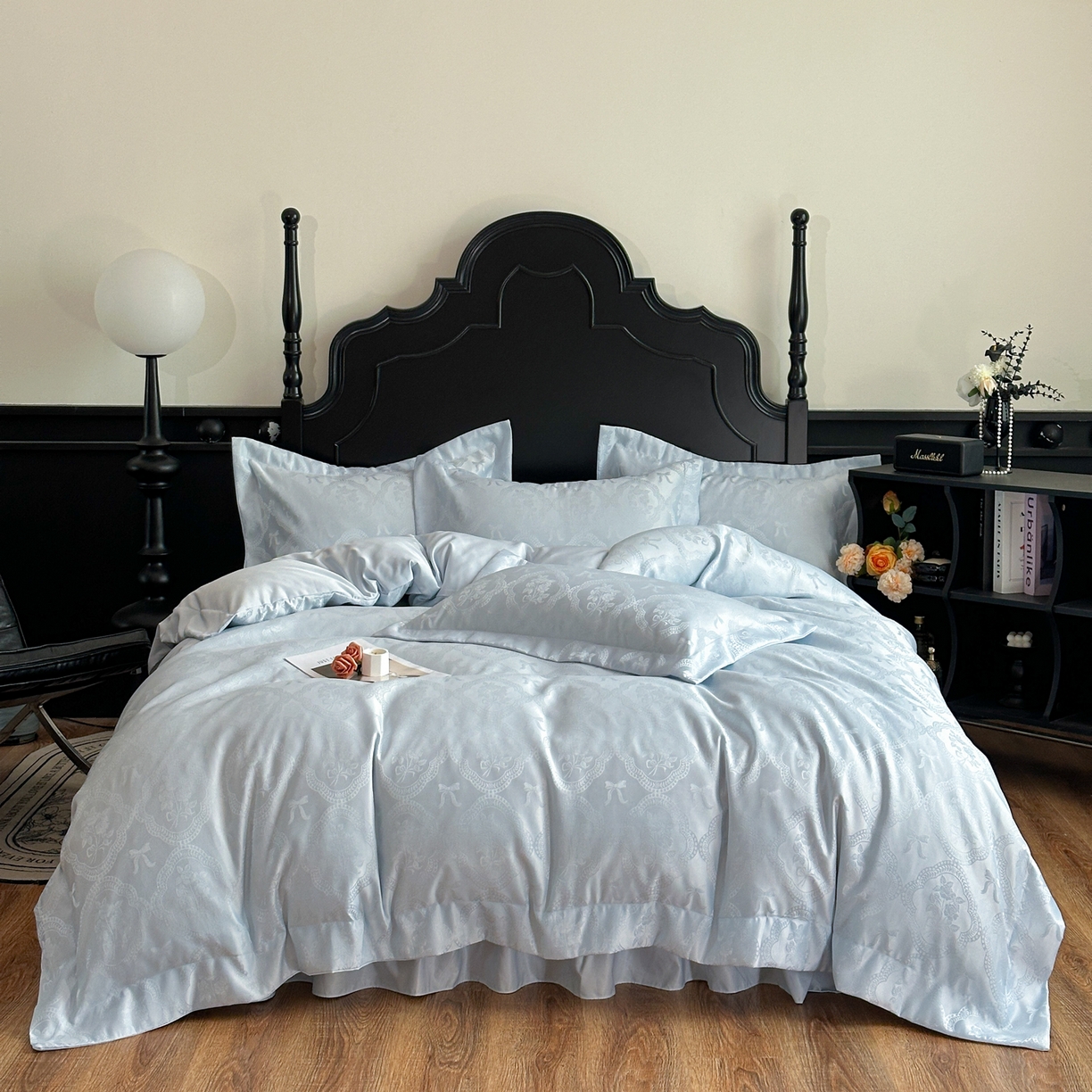 91家纺网 家纺一手货源 找家纺 （总）提花大世界 2026新款简奢被套款水洗真丝天丝提花丝滑床单床盖四件套