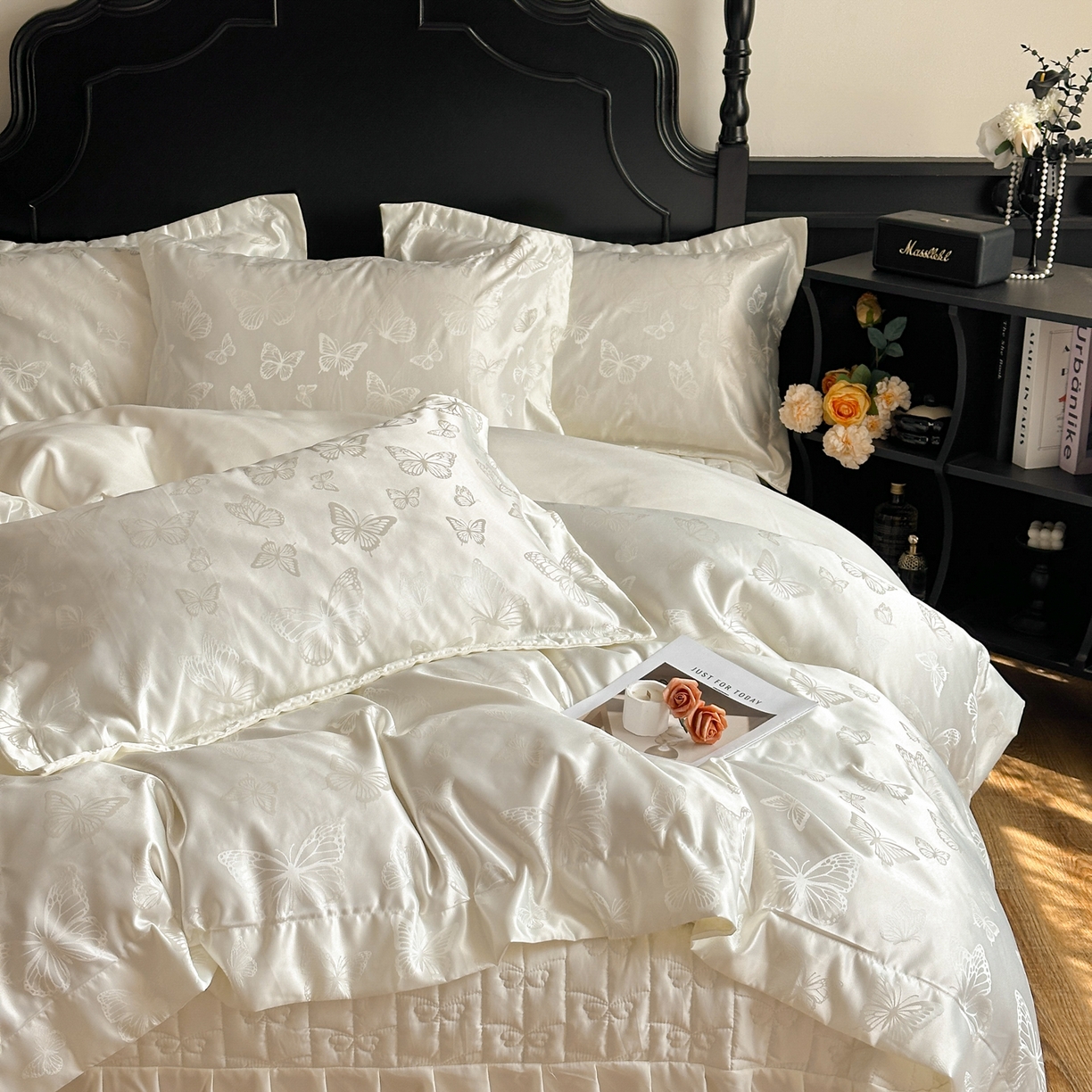 91家纺网 家纺一手货源 找家纺 （总）提花大世界 2026新款简奢被套款水洗真丝天丝提花丝滑床单床盖四件套