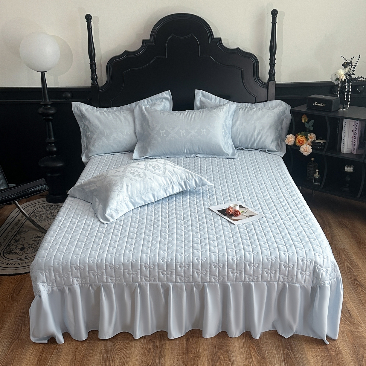 91家纺网 家纺一手货源 找家纺 （总）提花大世界 2026新款简奢被套款水洗真丝天丝提花丝滑床单床盖四件套