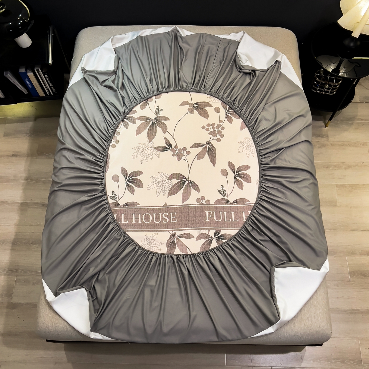 91家纺网 家纺一手货源 找家纺 （总）柏薇 2026新款数码印花超级凉感席床笠款