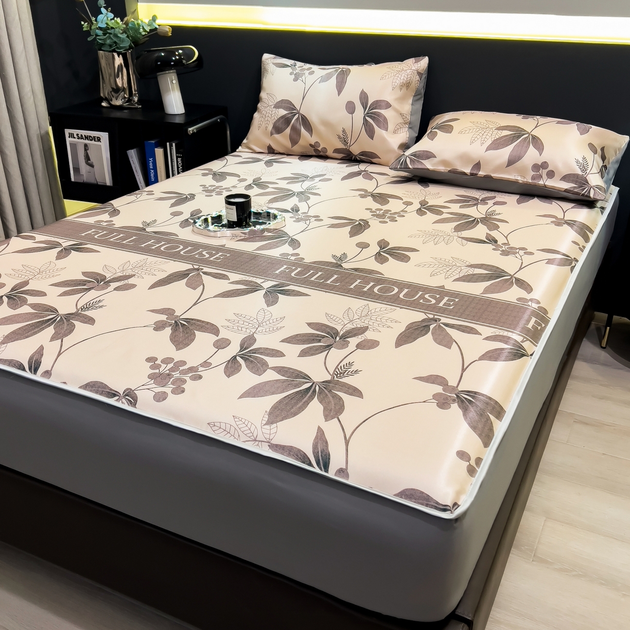 91家纺网 家纺一手货源 找家纺 （总）柏薇 2026新款数码印花超级凉感席床笠款