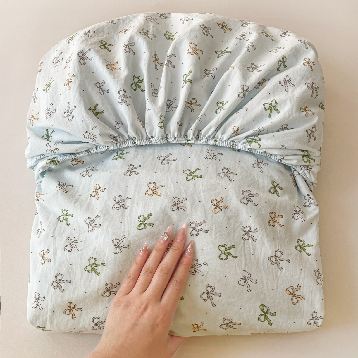 91家纺网 家纺一手货源 找家纺 纽缦家纺 2026新款A类105g四件套古法水洗棉单床笠单品床笠床笠单件 铃兰兰