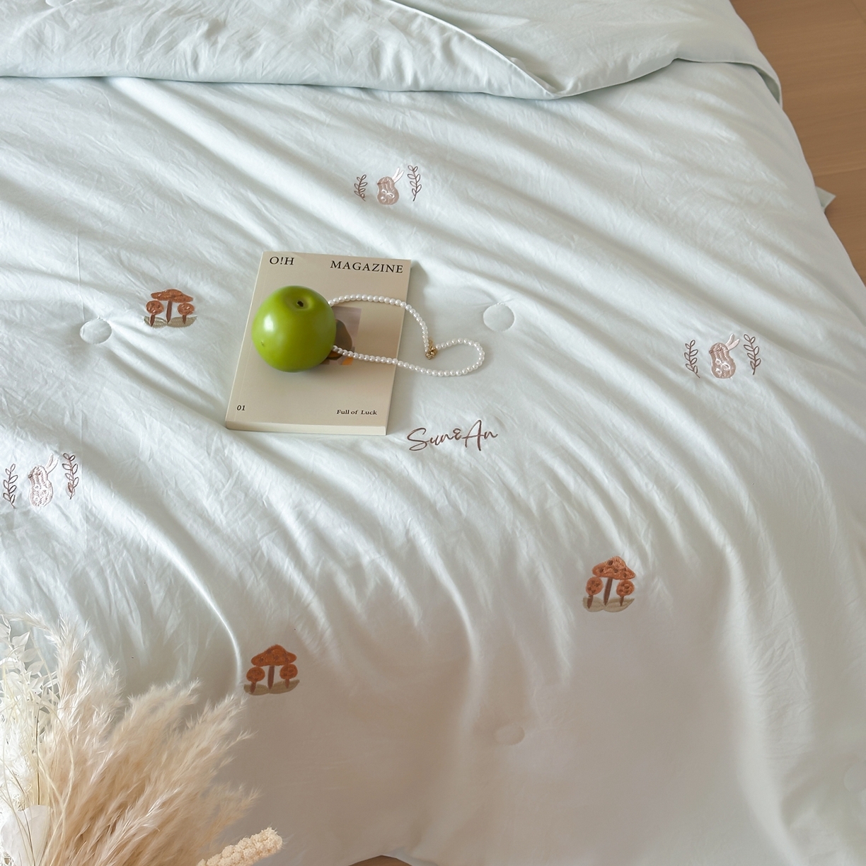 91家纺网 家纺一手货源 找家纺 （总）床盖工厂店 2026新款化纤夏被夏凉被空调被-蘑菇乐园