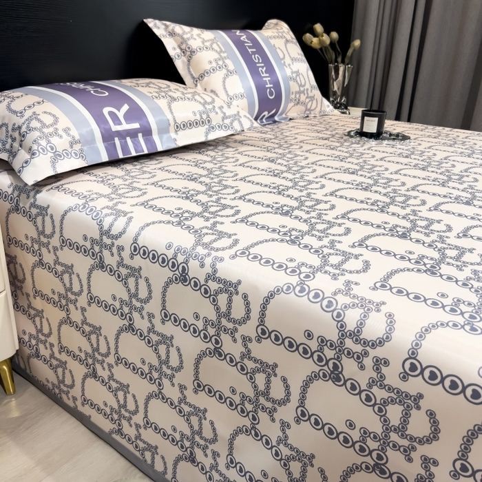 91家纺网 家纺一手货源 找家纺 柏薇 2026新款冰丝凉席床单款凉席三件套系列 达芙妮