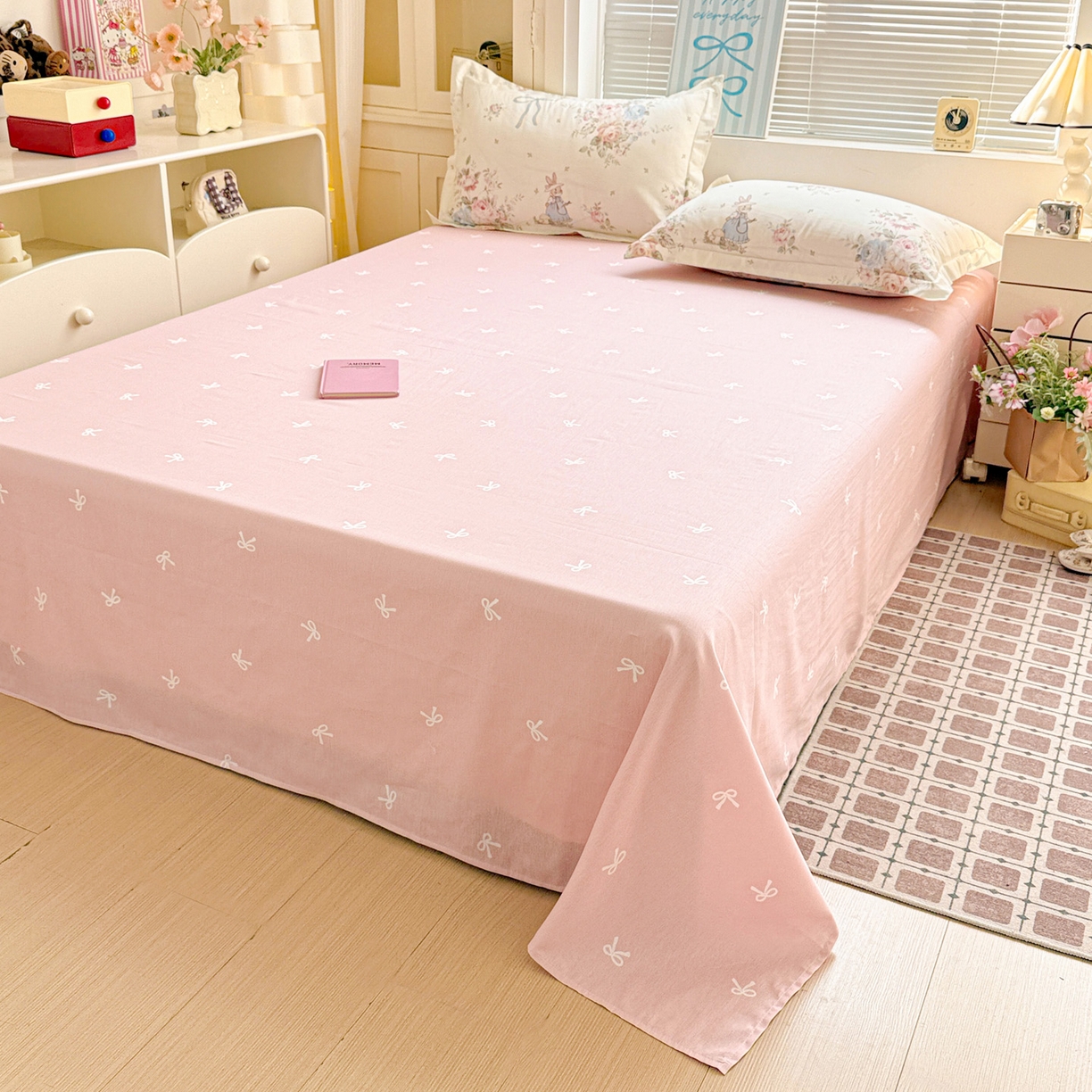 91家纺网 家纺一手货源 找家纺 （总）董成龙家纺 2026春夏新款100%全棉纯棉印花四件套印花卡通系列三件套（喷气工艺）