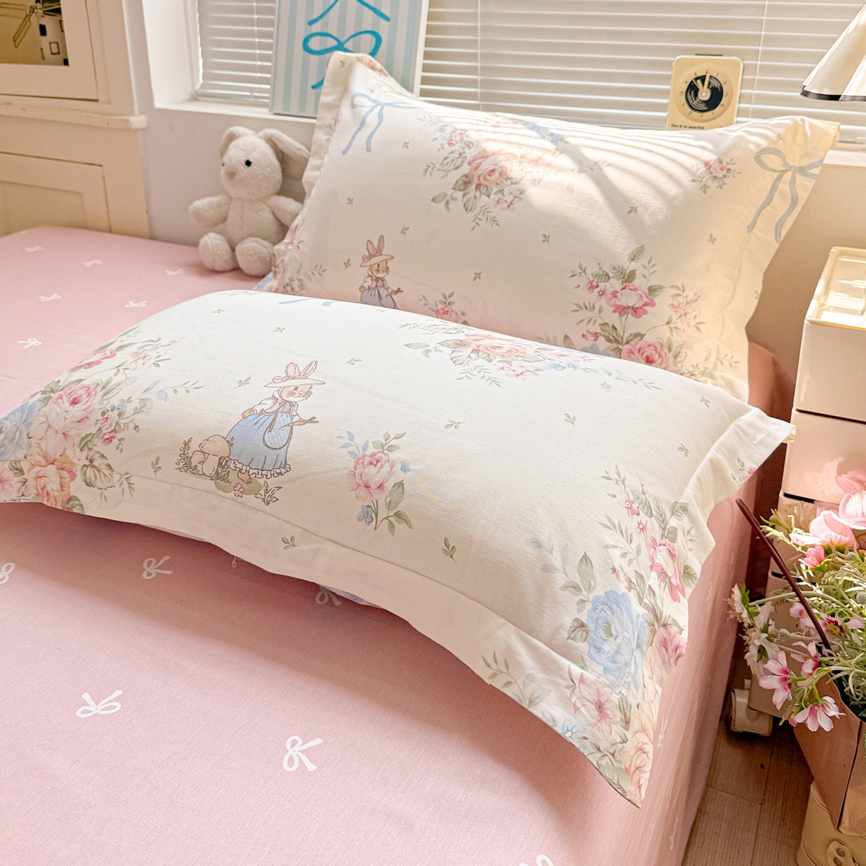 91家纺网 家纺一手货源 找家纺 （总）董成龙家纺 2026春夏新款100%全棉纯棉印花四件套印花卡通系列三件套（喷气工艺）