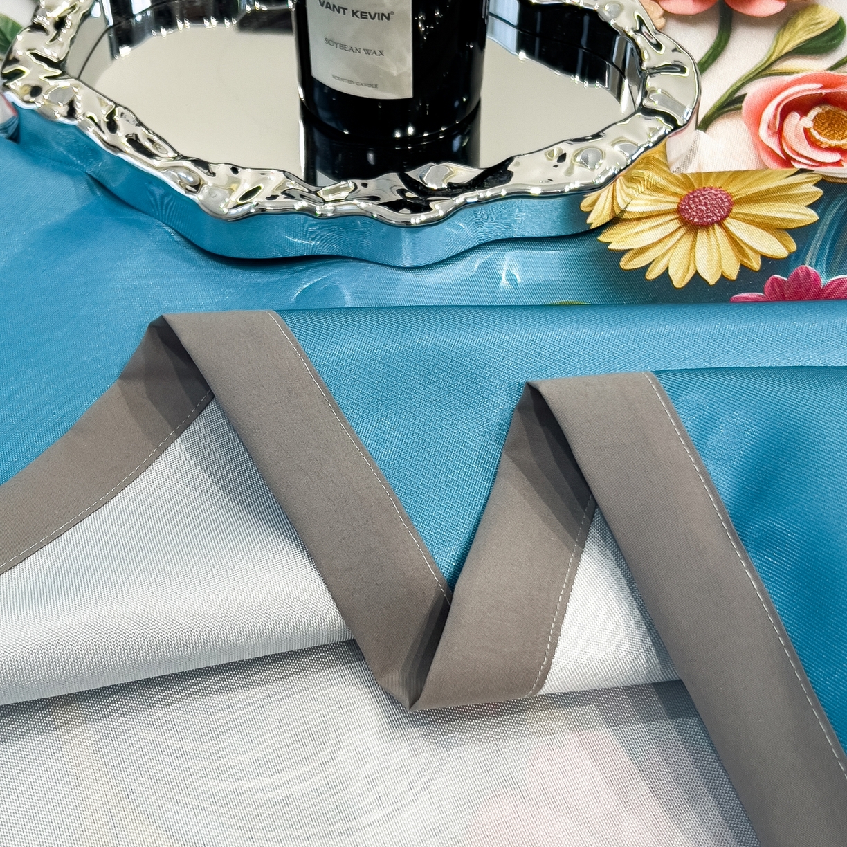 91家纺网 家纺一手货源 找家纺 柏薇 2026新款冰丝凉席床单款凉席三件套系列 晚棠