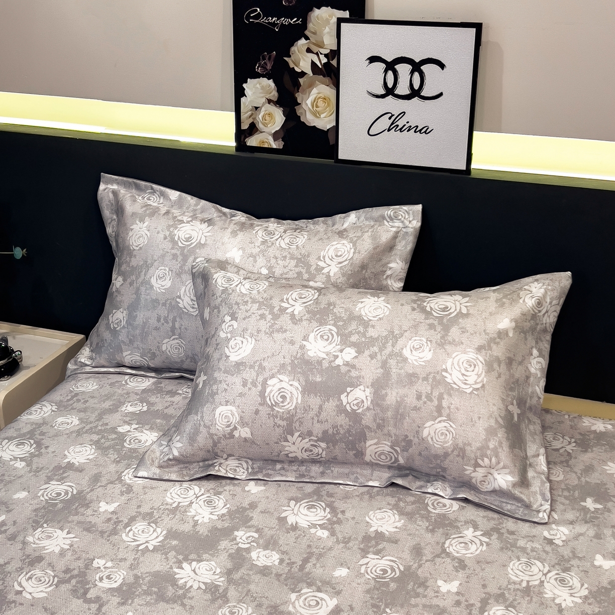 91家纺网 家纺一手货源 找家纺 柏薇 2026新款冰丝凉席床单款凉席三件套系列 予光