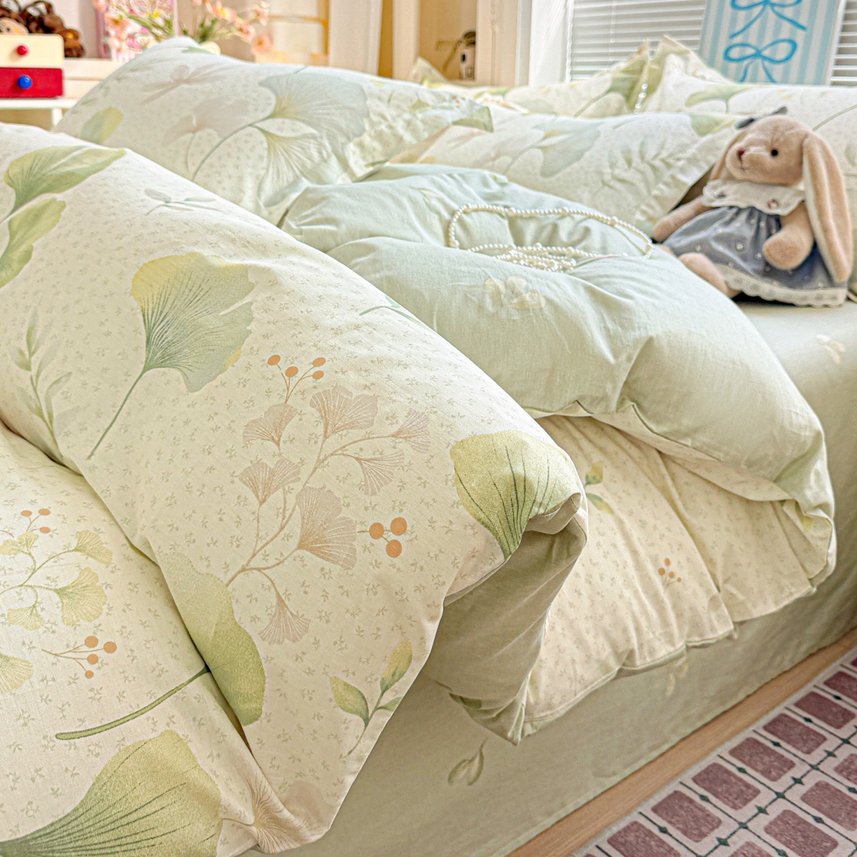 91家纺网 家纺一手货源 找家纺 （总）董成龙家纺 2026春夏新款100%全棉纯棉印花四件套印花卡通系列三件套（喷气工艺）