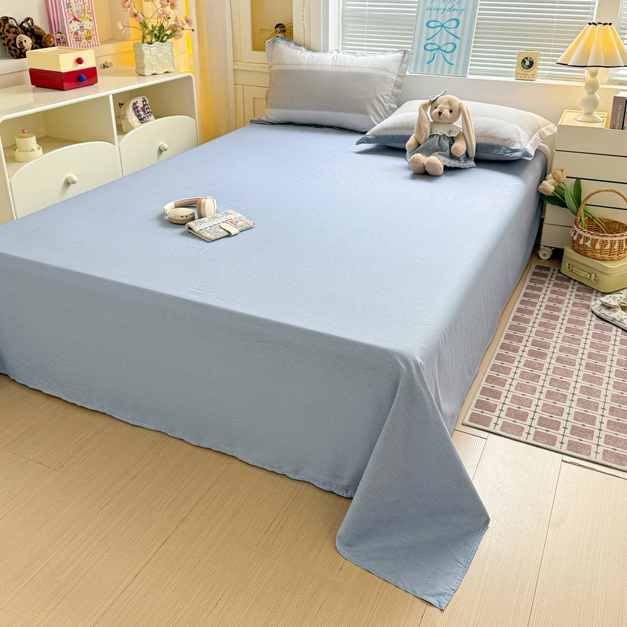 91家纺网 家纺一手货源 找家纺 董成龙家纺 2026春夏新款100%全棉纯棉印花四件套印花卡通系列三件套（喷气工艺） 星辰大海