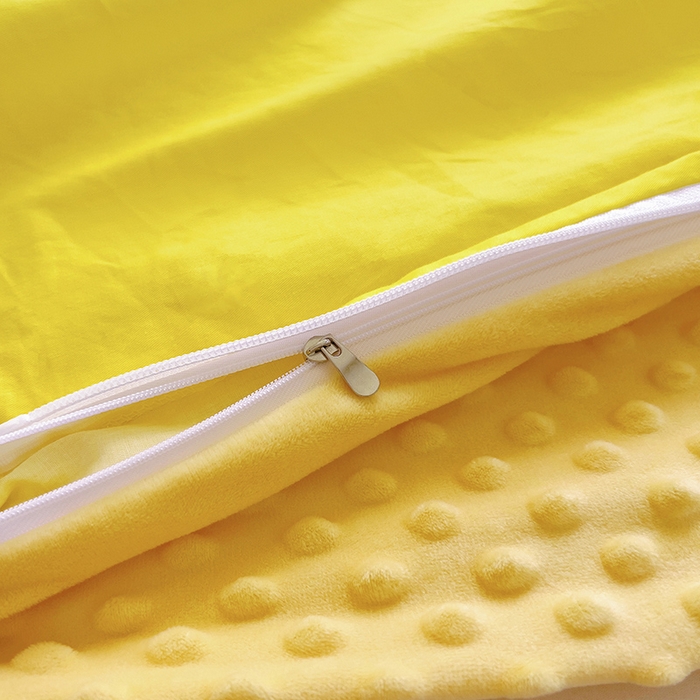 91家纺网 家纺一手货源 找家纺 （总）萌朵家纺 2025新款豆豆绒全棉防踢被-结合牛奶绒绒防踢被