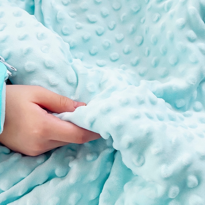 91家纺网 家纺一手货源 找家纺 萌朵家纺 2025新款豆豆绒全棉防踢被-结合牛奶绒绒防踢被 飞碟