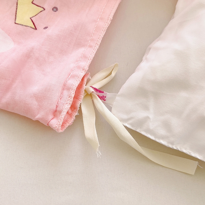 91家纺网 家纺一手货源 找家纺 萌朵家纺 2025新款豆豆绒全棉防踢被-结合牛奶绒绒防踢被 满天星