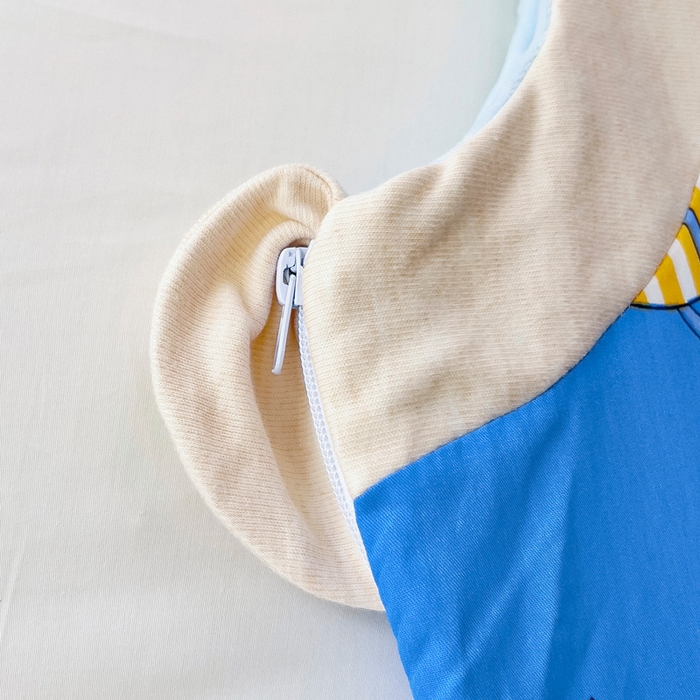 91家纺网 家纺一手货源 找家纺 萌朵家纺 2025新款豆豆绒全棉防踢被-结合牛奶绒绒防踢被 外星人