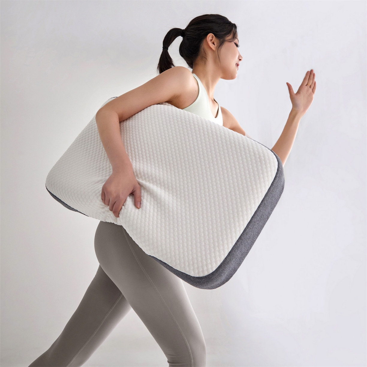 91家纺网 家纺一手货源 找家纺 （总）头等舱 2026新款弹簧分区深睡功能工学记忆棉枕芯