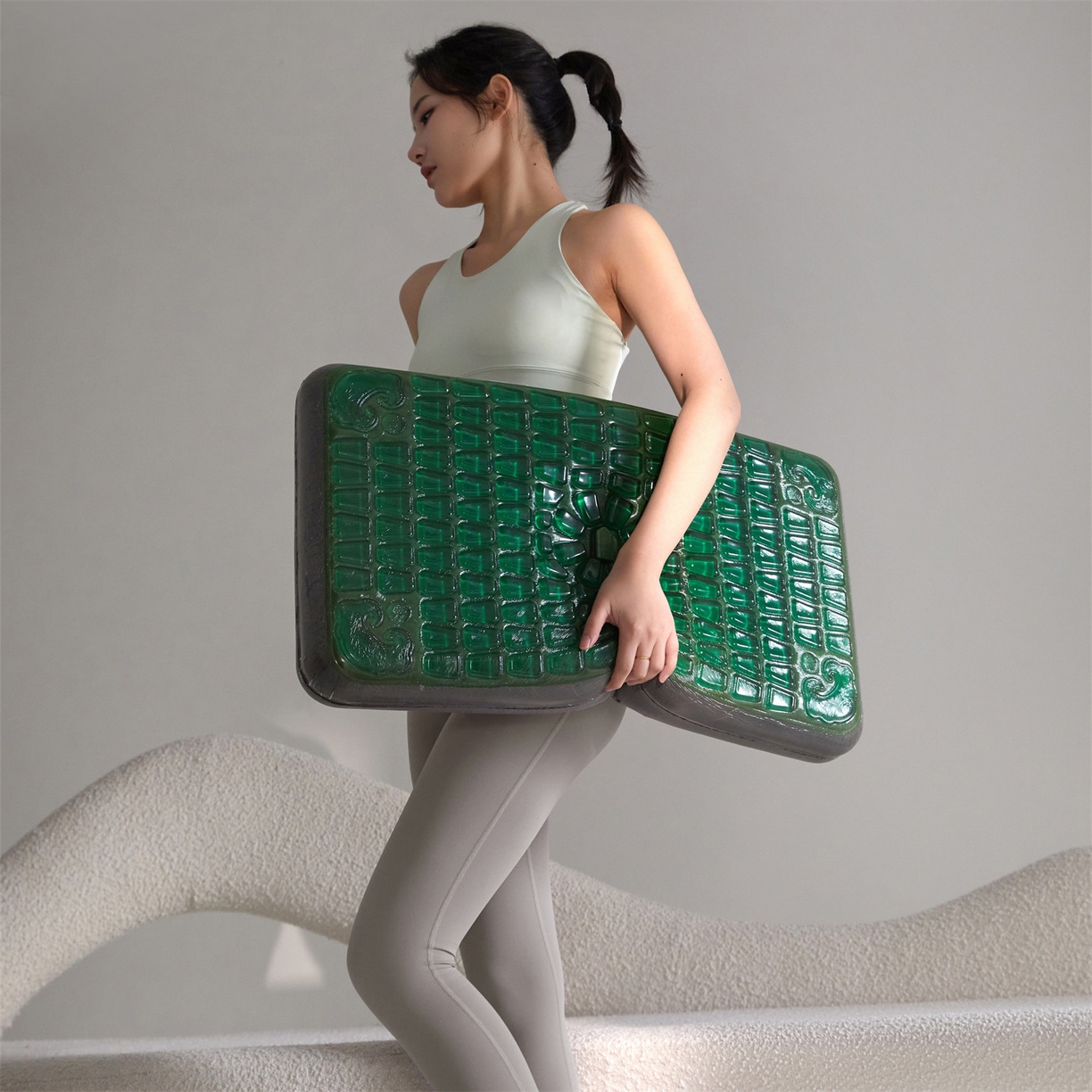 91家纺网 家纺一手货源 找家纺 （总）头等舱 2026新款高奢凝胶翡翠玉石深睡平安记忆棉枕芯