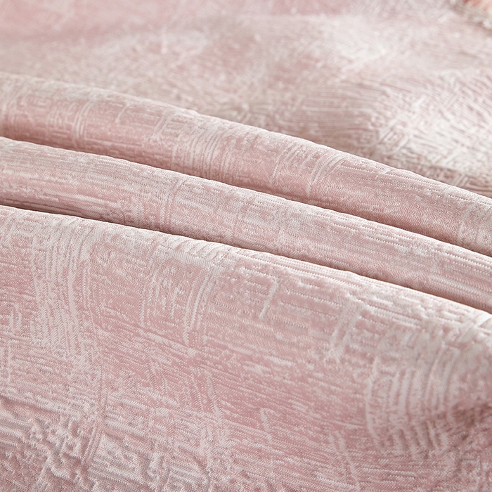 91家纺网 家纺一手货源 找家纺 桂雅居 2026新款进口高分子素夏轻居床裙床笠款凉席三件套（会员减15 控价：不低于298（券后）） 温柔粉