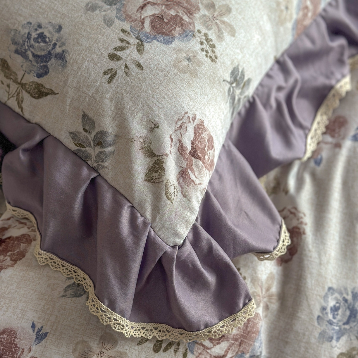 91家纺网 家纺一手货源 找家纺 （总）星光耀 2026新款A类高克重斜纹云柔棉床盖四件套