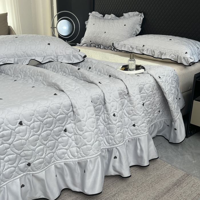 91家纺网 家纺一手货源 找家纺 （总）星光耀 2026新款水洗真丝夏被床盖四件套