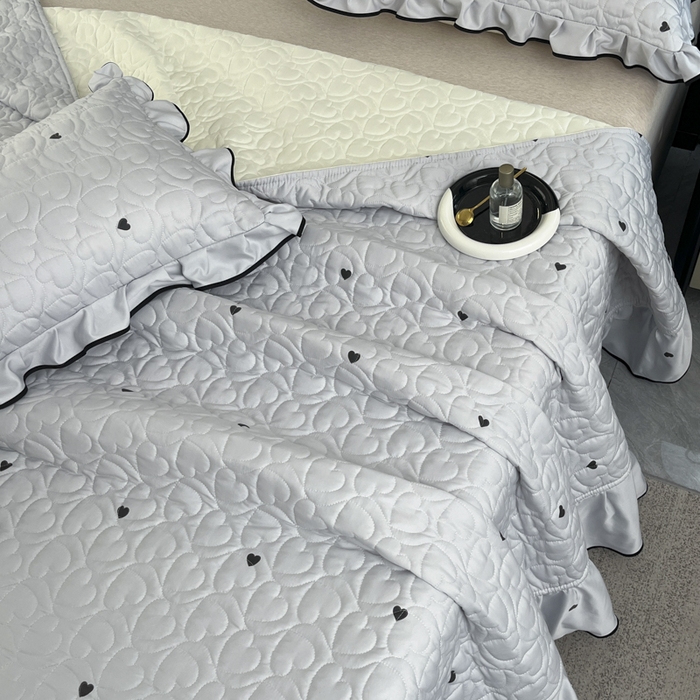 91家纺网 家纺一手货源 找家纺 （总）星光耀 2026新款水洗真丝夏被床盖四件套