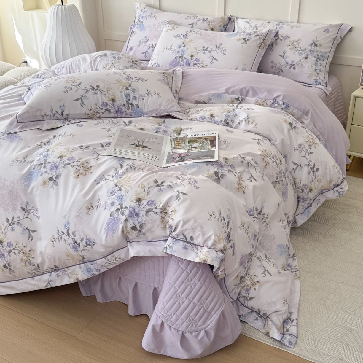 91家纺网 家纺一手货源 找家纺 （总）星光耀 2026新款A类凉感天丝棉床盖四件套