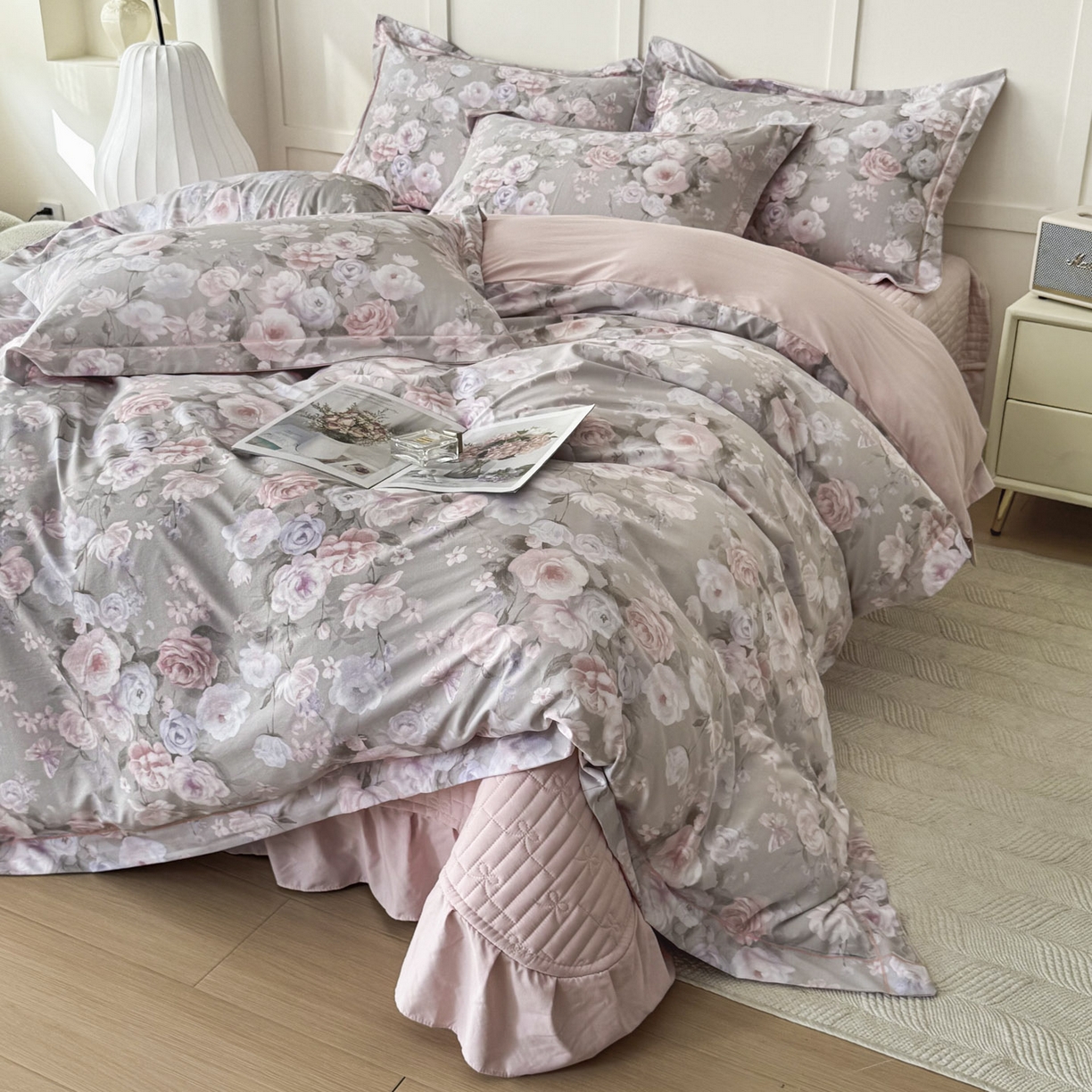 91家纺网 家纺一手货源 找家纺 （总）星光耀 2026新款A类凉感天丝棉床盖四件套