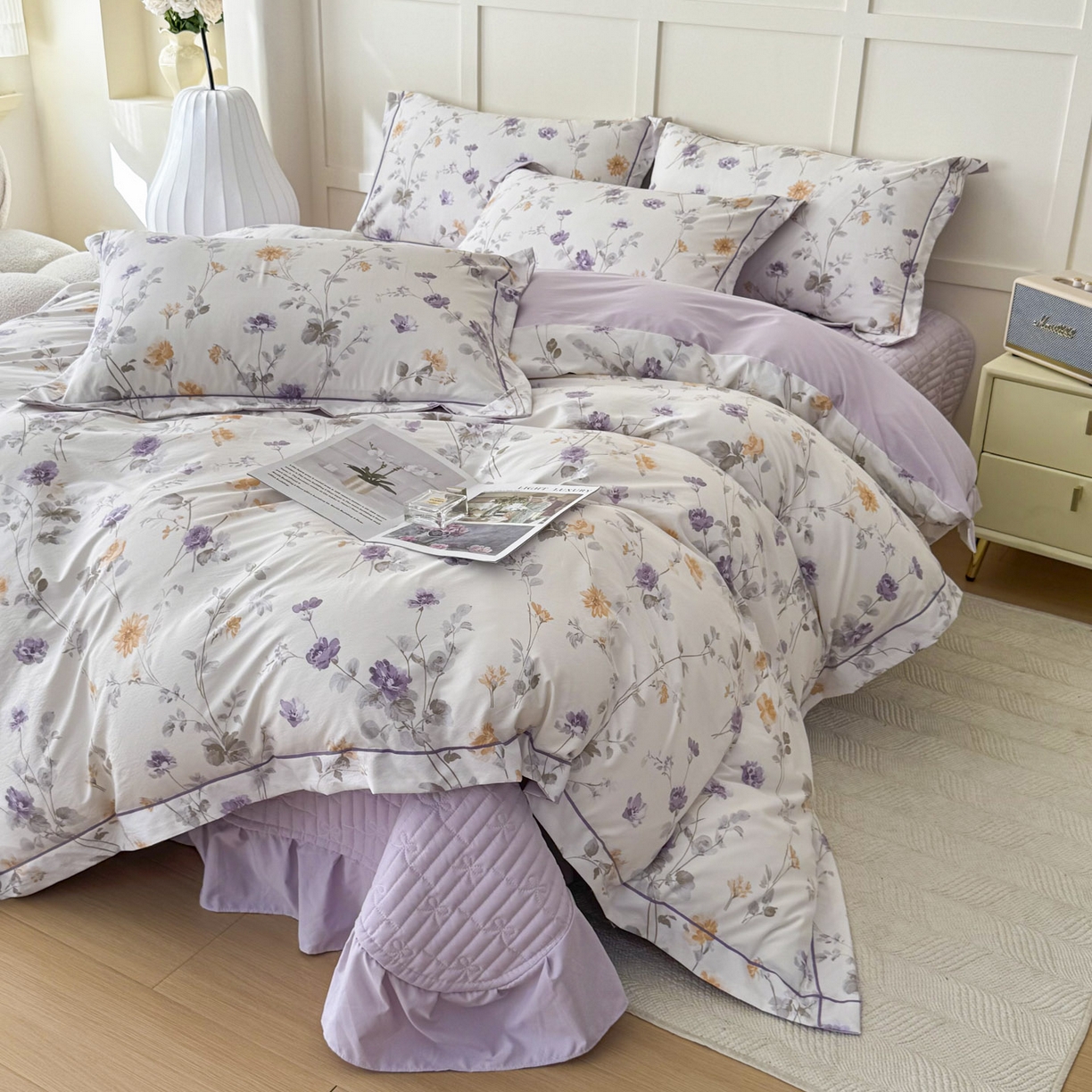 91家纺网 家纺一手货源 找家纺 （总）星光耀 2026新款A类凉感天丝棉床盖四件套