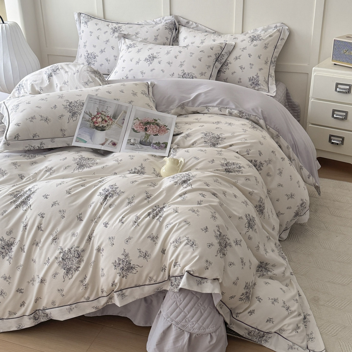 91家纺网 家纺一手货源 找家纺 （总）星光耀 2026新款A类凉感天丝棉床盖四件套