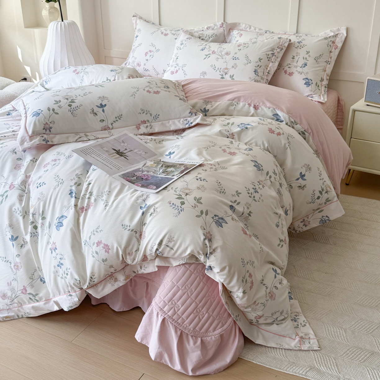 星光耀 2026新款A类凉感天丝棉床盖四件套 未央