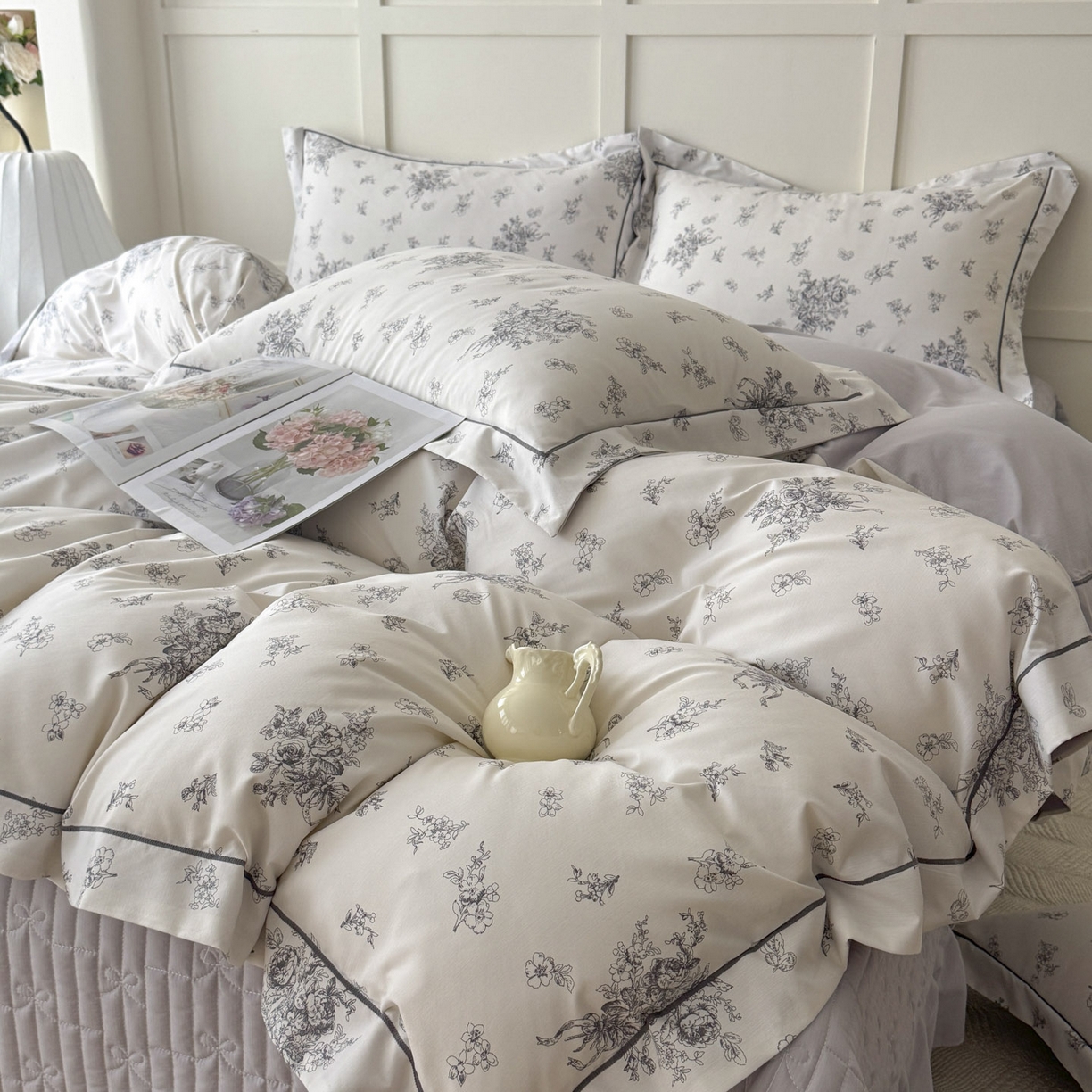 91家纺网 家纺一手货源 找家纺 星光耀 2026新款A类凉感天丝棉床盖四件套 南阳假日