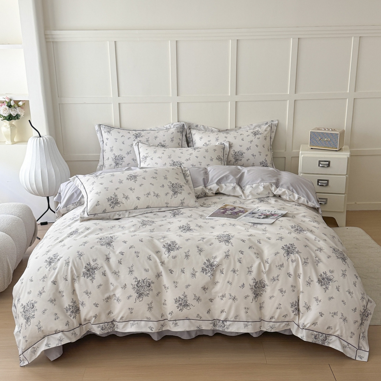 91家纺网 家纺一手货源 找家纺 星光耀 2026新款A类凉感天丝棉床盖四件套 南阳假日