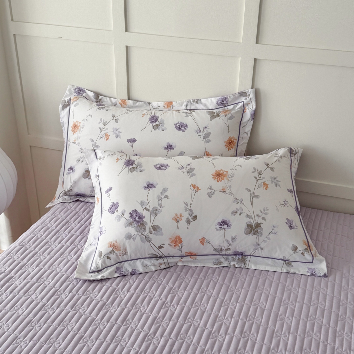 91家纺网 家纺一手货源 找家纺 星光耀 2026新款A类凉感天丝棉床盖四件套 雅枝