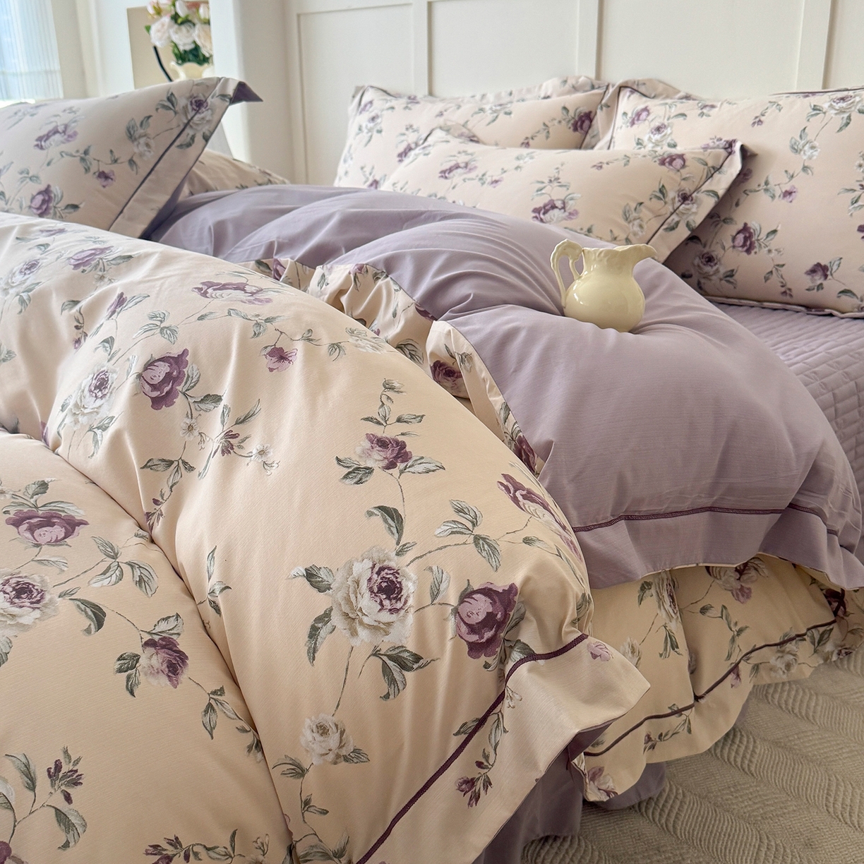 91家纺网 家纺一手货源 找家纺 （总）星光耀 2026新款A类凉感天丝棉床盖四件套