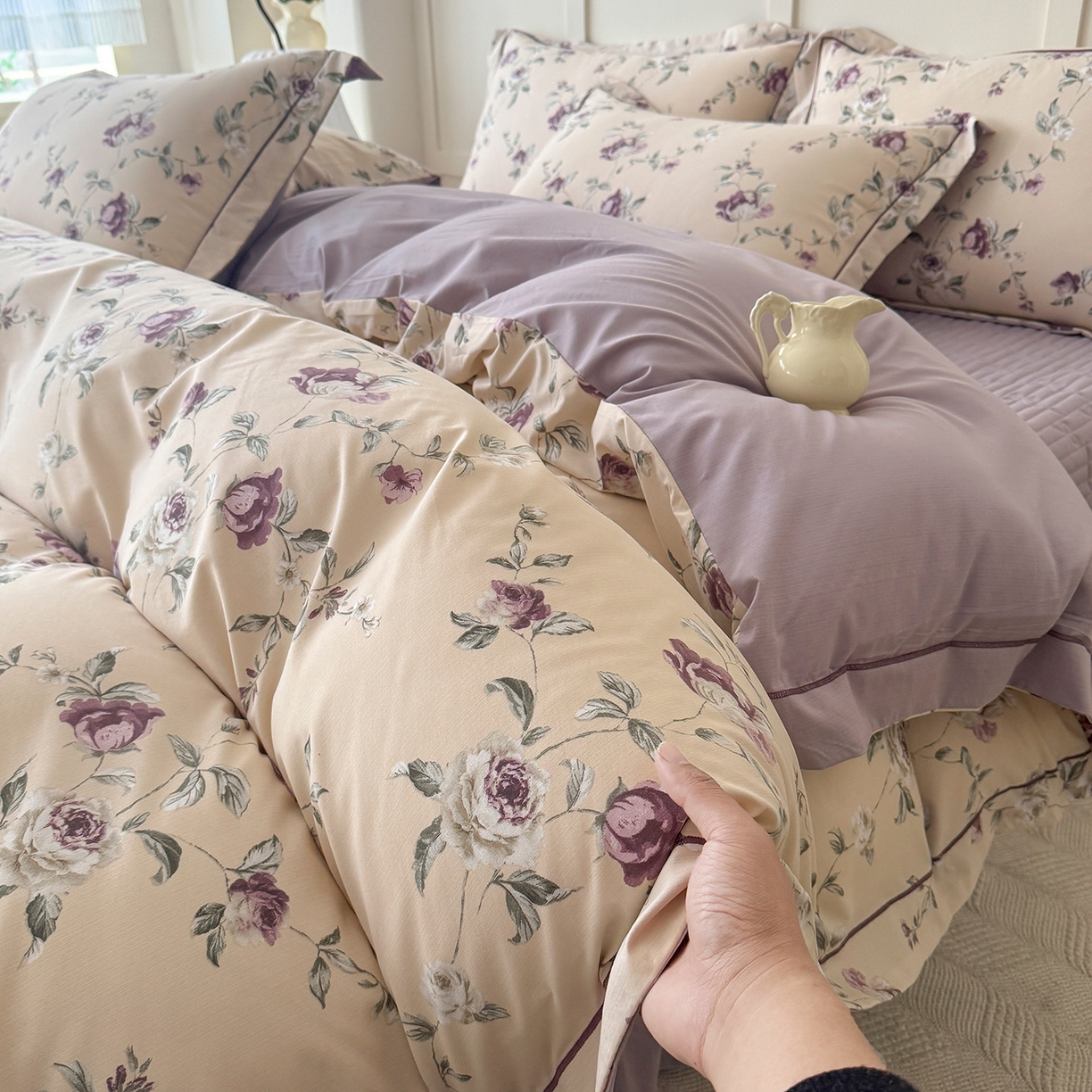 91家纺网 家纺一手货源 找家纺 （总）星光耀 2026新款A类凉感天丝棉床盖四件套