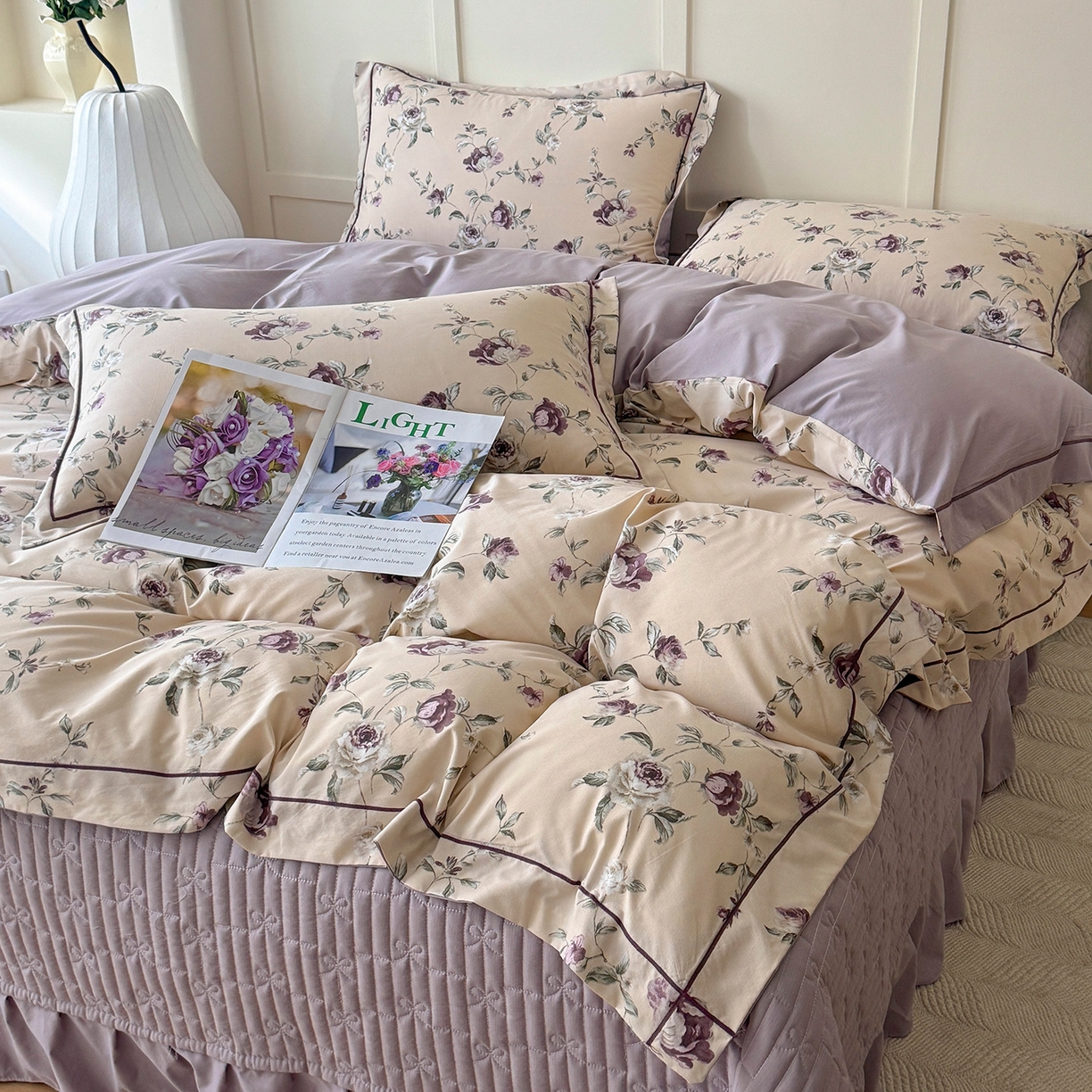 91家纺网 家纺一手货源 找家纺 （总）星光耀 2026新款A类凉感天丝棉床盖四件套