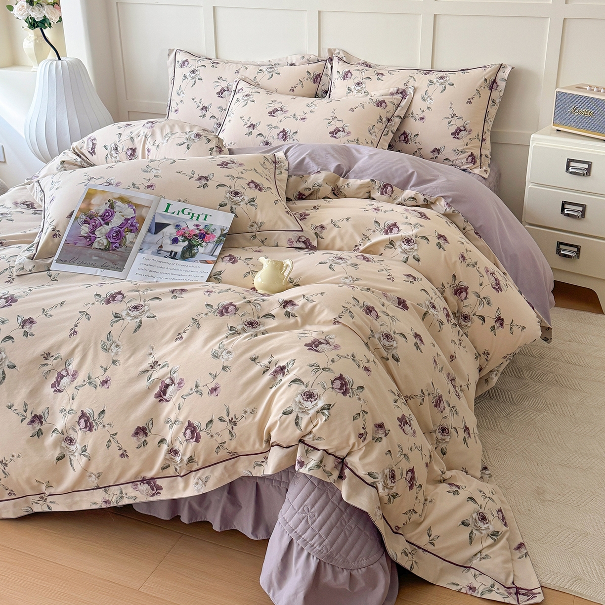 91家纺网 家纺一手货源 找家纺 （总）星光耀 2026新款A类凉感天丝棉夏被床盖四件套