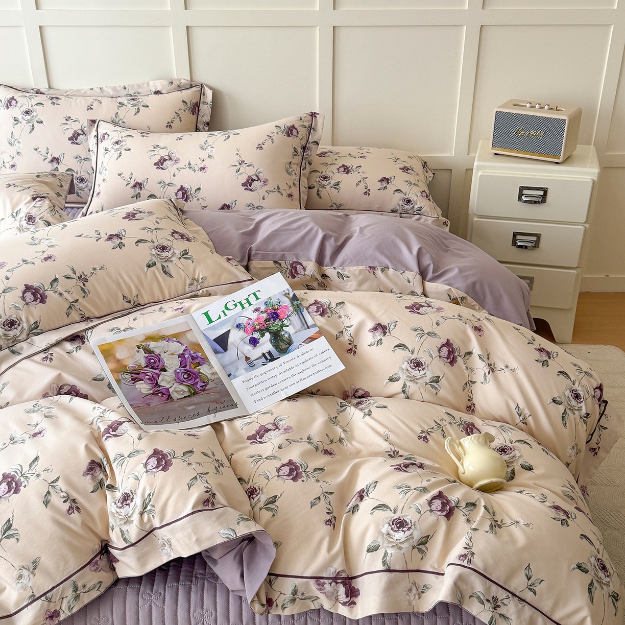 91家纺网 家纺一手货源 找家纺 （总）星光耀 2026新款A类凉感天丝棉床盖四件套