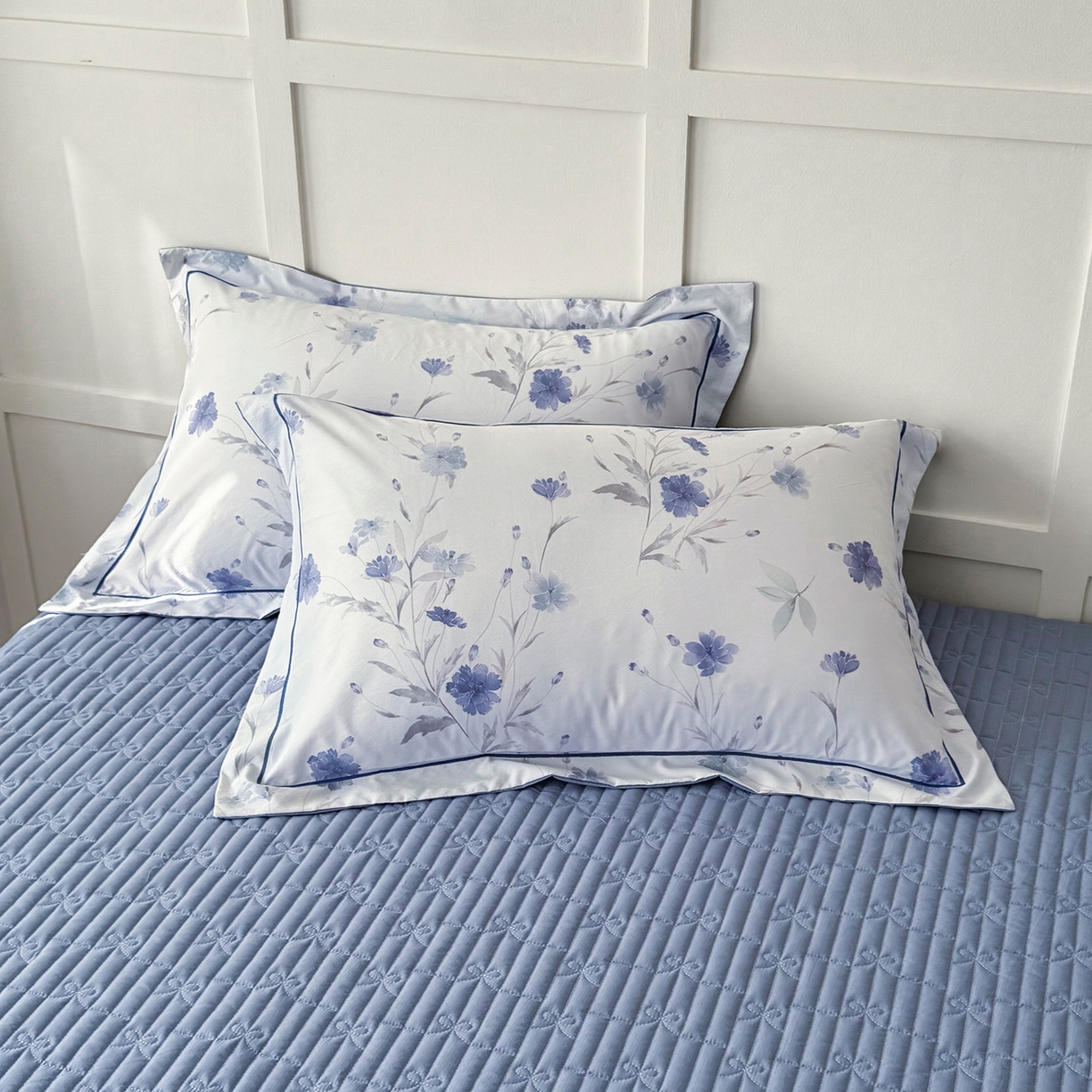 91家纺网 家纺一手货源 找家纺 星光耀 2026新款A类凉感天丝棉床盖四件套 温岚