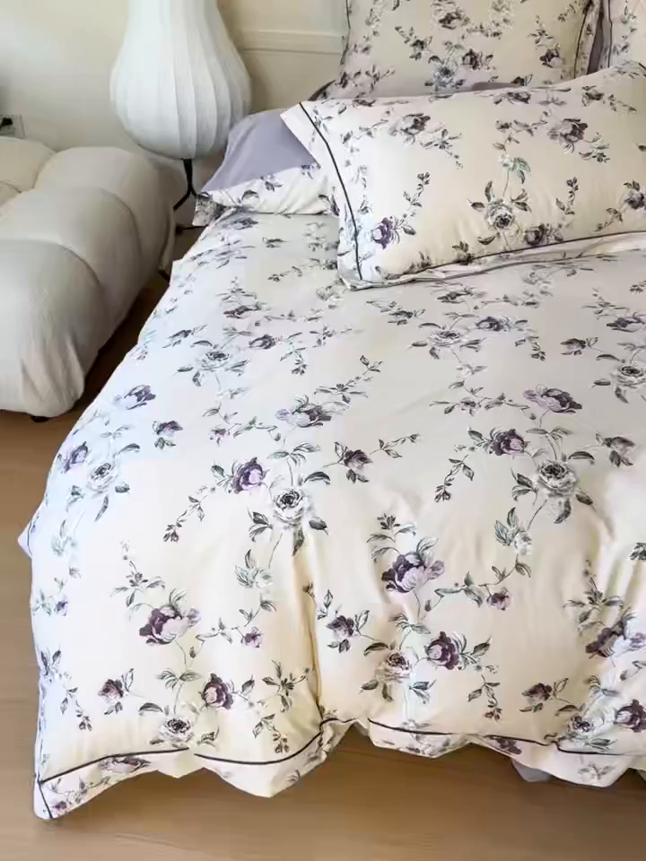 91家纺网 家纺一手货源 找家纺 （总）星光耀 2026新款A类凉感天丝棉床盖四件套