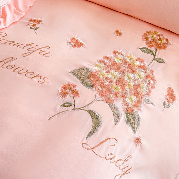 91家纺网 家纺一手货源 找家纺 （总）苏米娜家纺SUMINA 2026韩版亲肤水洗棉公主风夏被床盖款-花涧绣梦