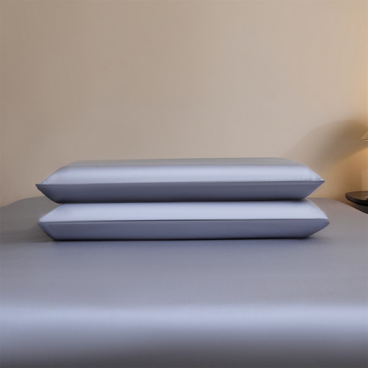 91家纺网 家纺一手货源 找家纺 DC 2026新款莱赛尔天丝纯色单品床单 极光蓝