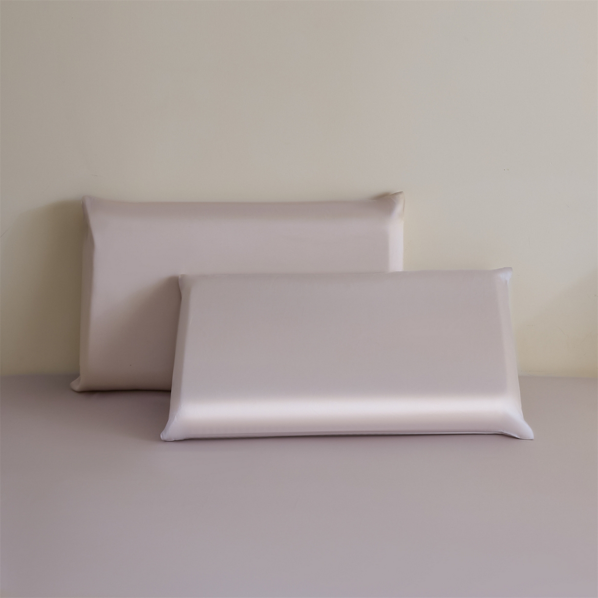 91家纺网 家纺一手货源 找家纺 DC 2026新款莱赛尔天丝纯色单品床单 浅茶