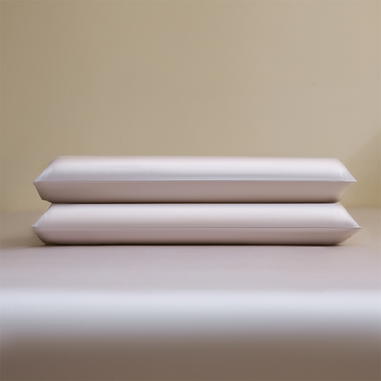 91家纺网 家纺一手货源 找家纺 DC 2026新款莱赛尔天丝纯色单品床单 浅茶