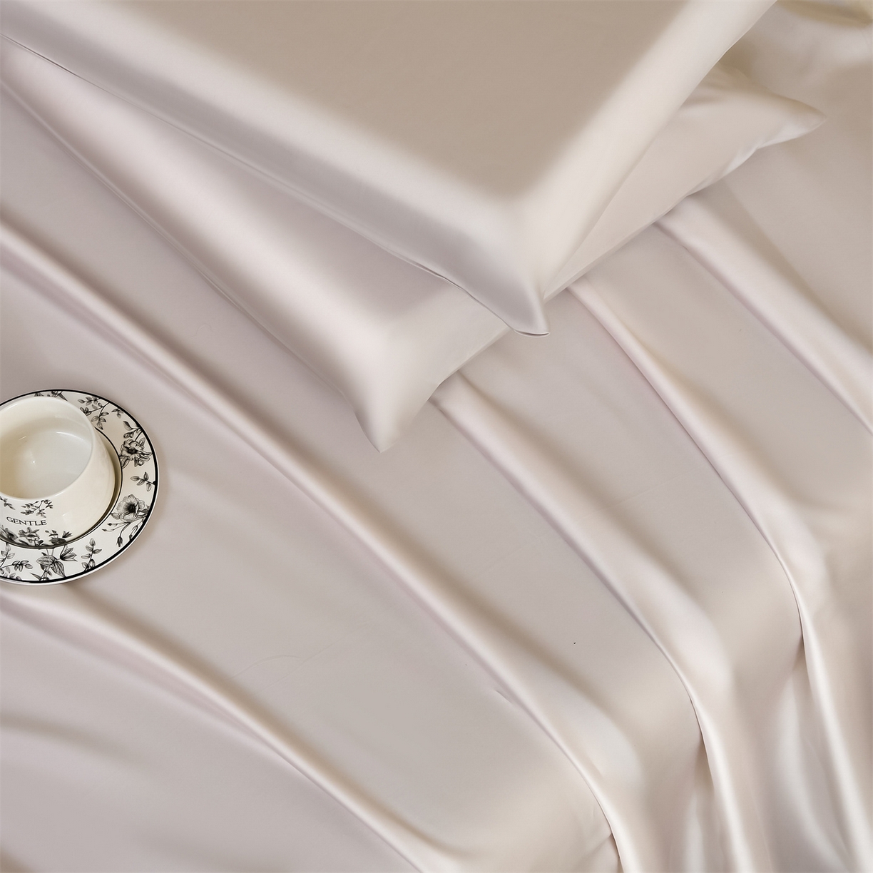 91家纺网 家纺一手货源 找家纺 DC 2026新款莱赛尔天丝纯色单品床单 椰子灰