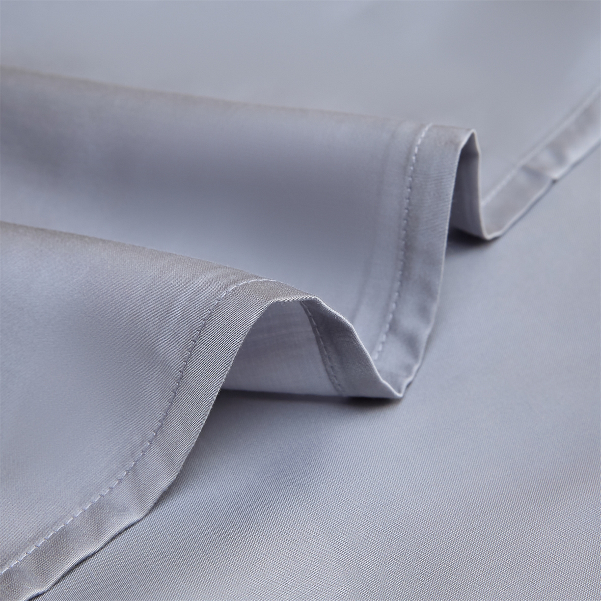 91家纺网 家纺一手货源 找家纺 DC 2026新款莱赛尔天丝纯色单品床单 极光蓝