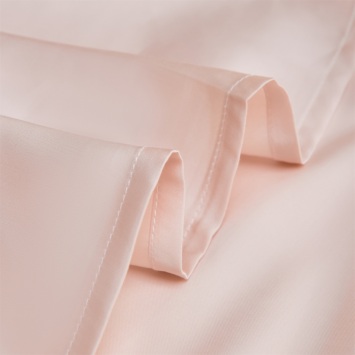 91家纺网 家纺一手货源 找家纺 DC 2026新款莱赛尔天丝纯色单品床单 素粉