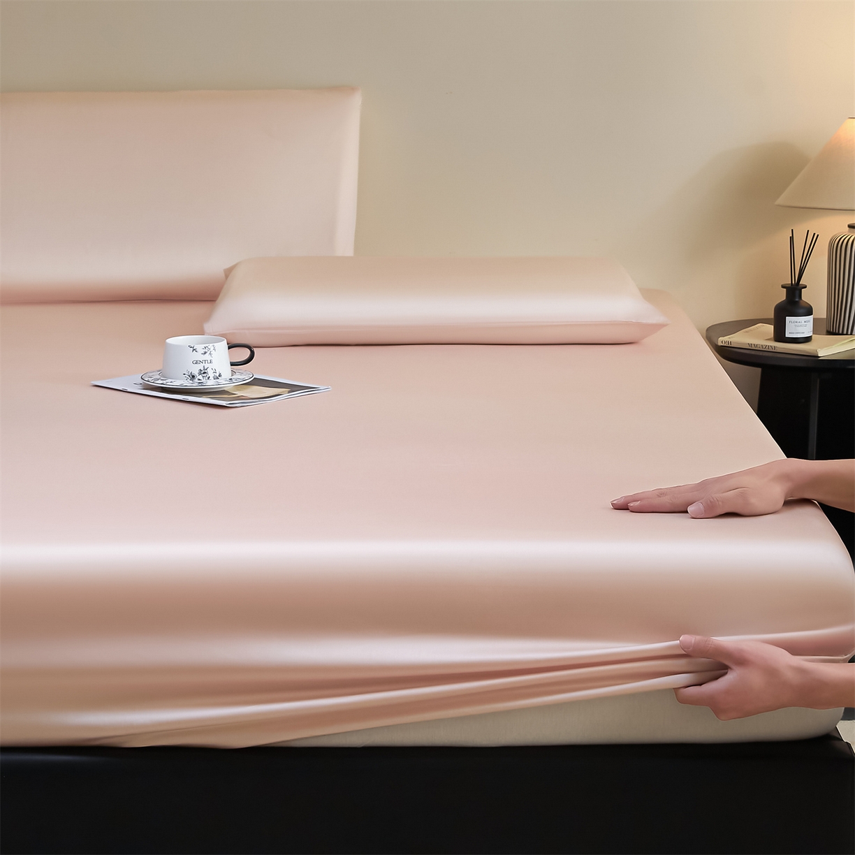 （总）DC 2026新款莱赛尔天丝纯色单品床笠