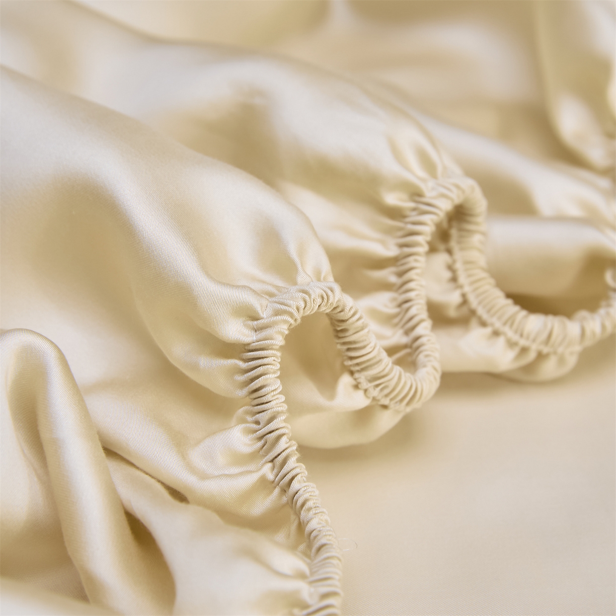 91家纺网 家纺一手货源 找家纺 DC 2026新款莱赛尔天丝纯色单品床笠 卡其