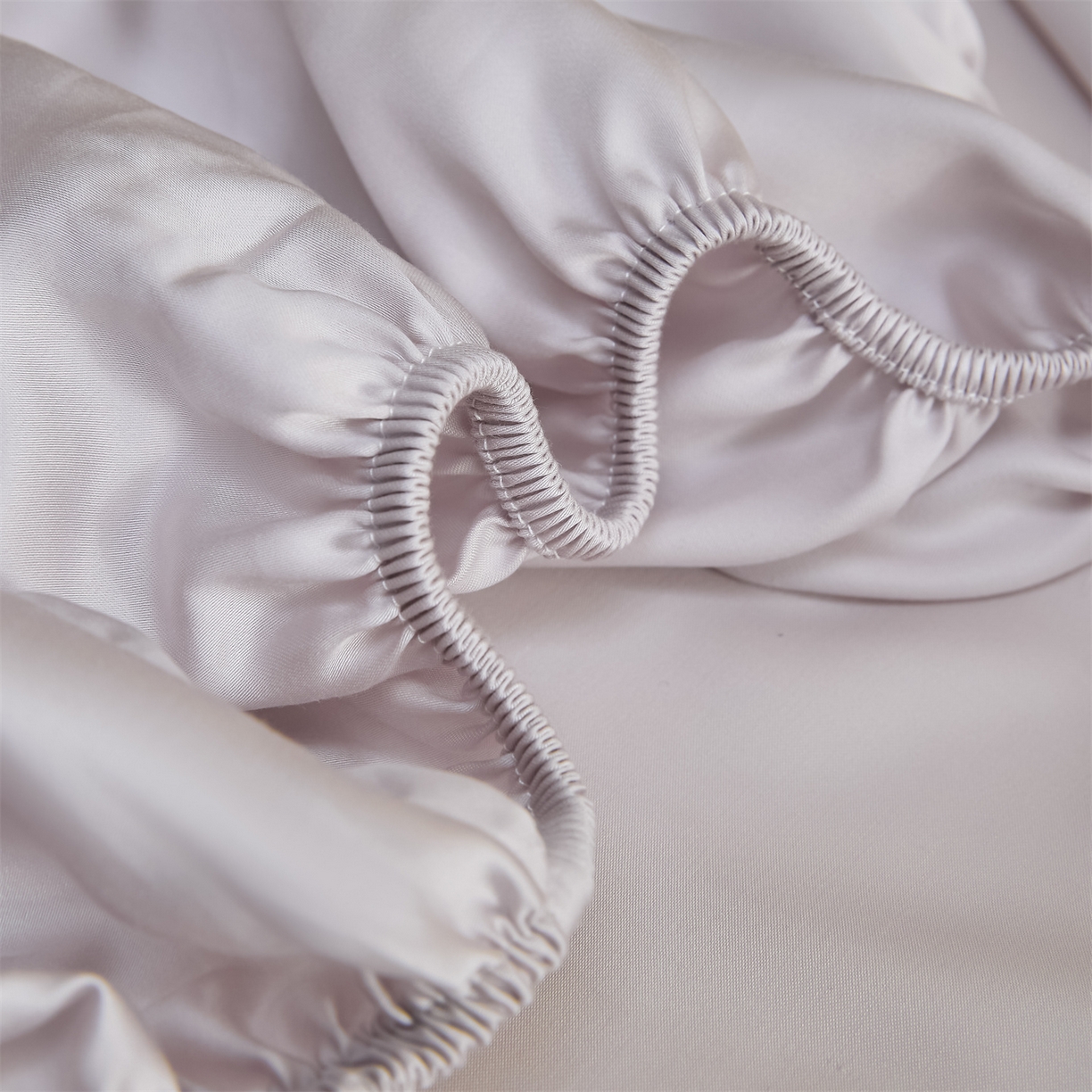 91家纺网 家纺一手货源 找家纺 DC 2026新款莱赛尔天丝纯色单品床笠 浅茶